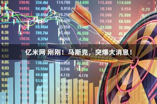 亿米网 刚刚！马斯克，突爆大消息！