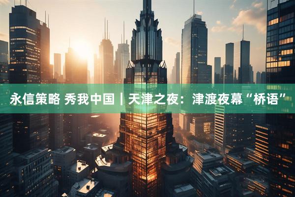 永信策略 秀我中国｜天津之夜：津渡夜幕“桥语”