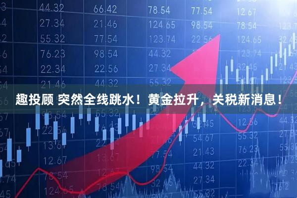 趣投顾 突然全线跳水！黄金拉升，关税新消息！
