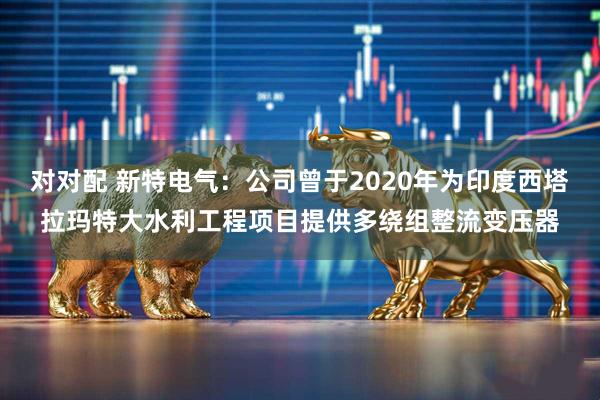 对对配 新特电气：公司曾于2020年为印度西塔拉玛特大水利工程项目提供多绕组整流变压器