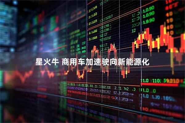 星火牛 商用车加速驶向新能源化