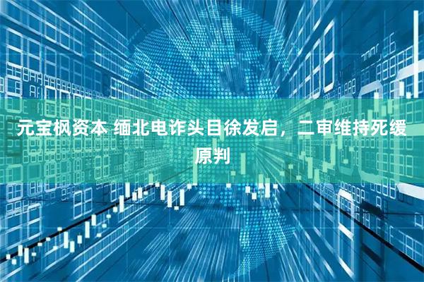 元宝枫资本 缅北电诈头目徐发启，二审维持死缓原判